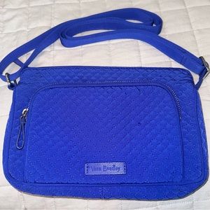 Vera Bradley RFID Little Hipster Crossbody Bag in Royal Blue.